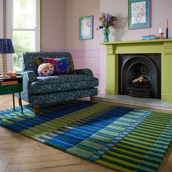 Sophie Robinson Joyful Stripe Wool Rug 1