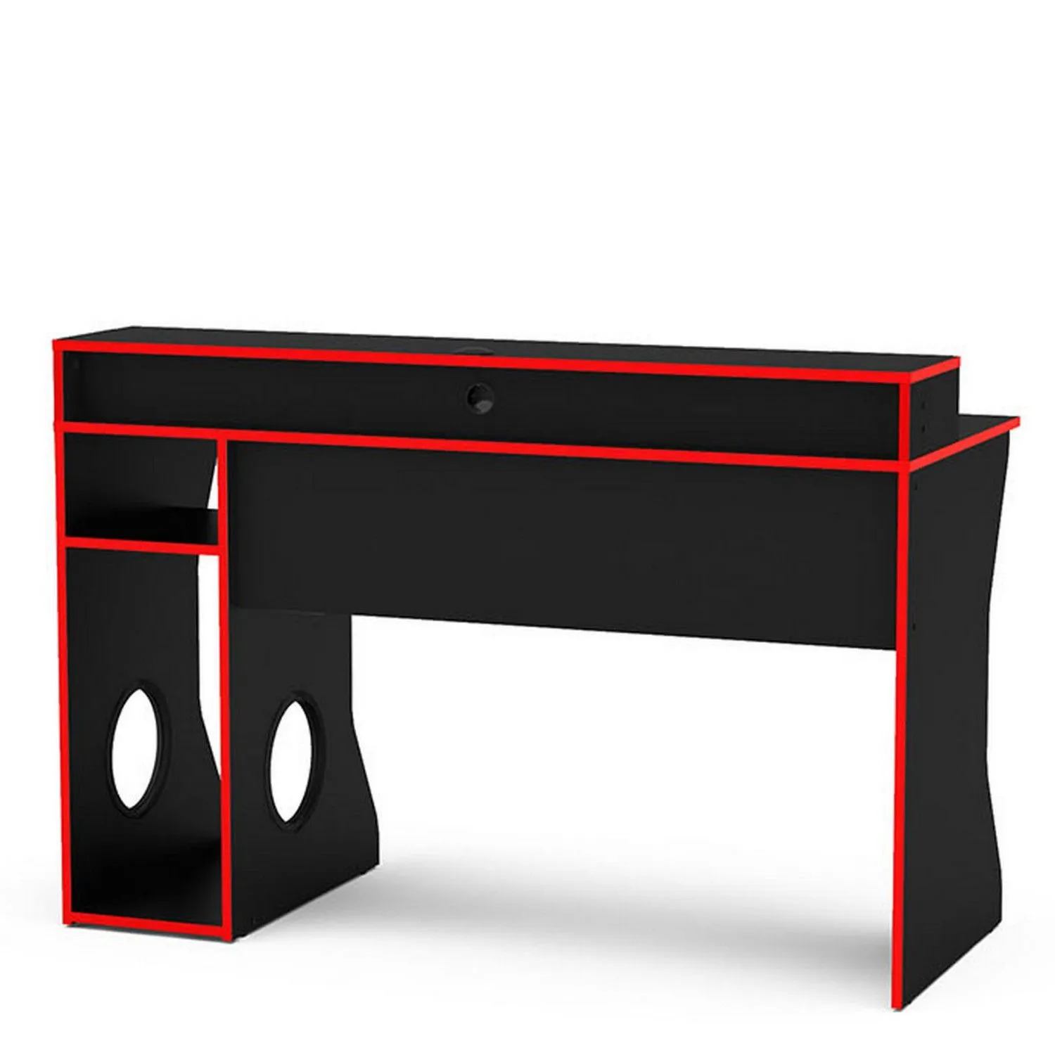 Birlea Enzo Gaming Computer Desk in Dark Red 4