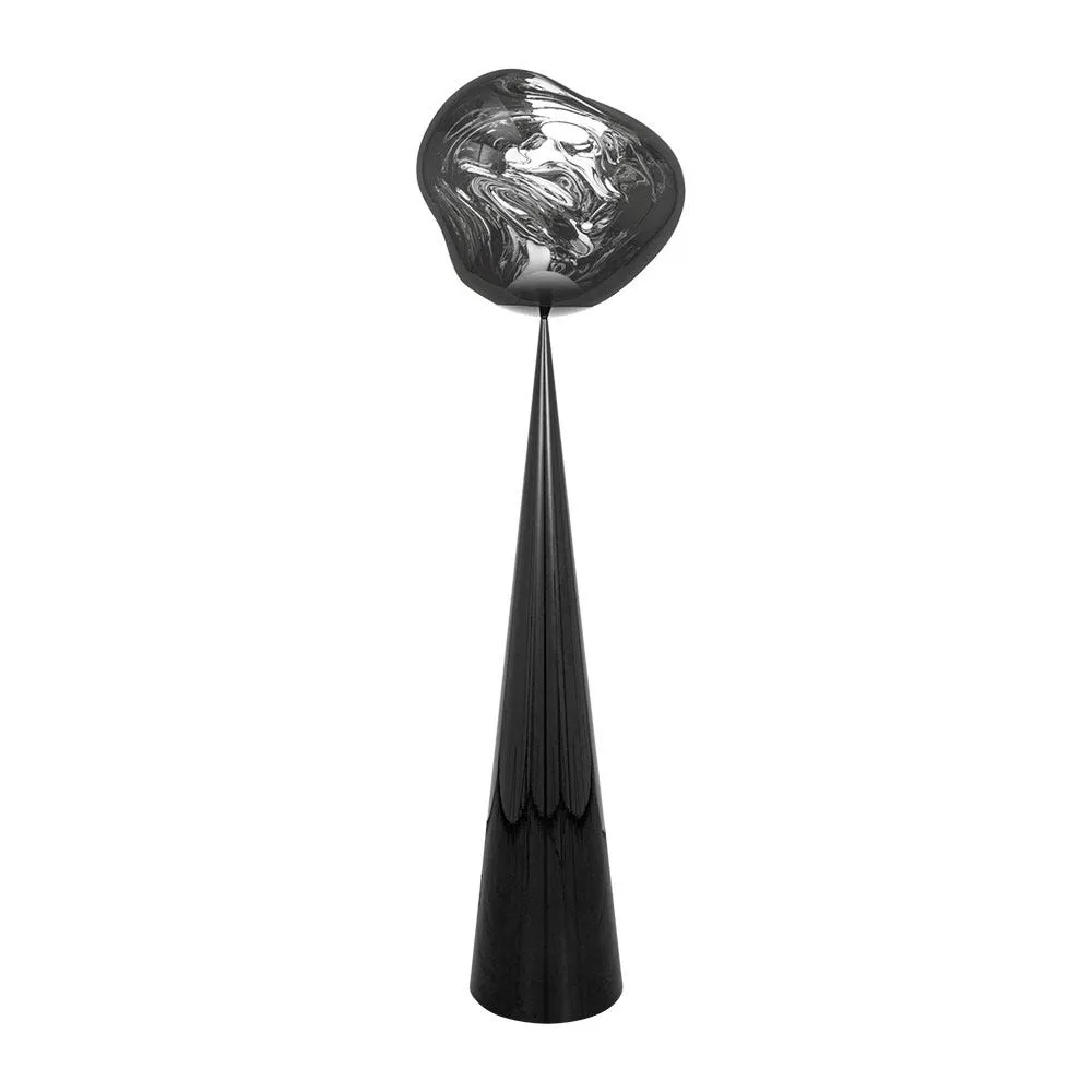 Tom Dixon Melt LED Cone Fat Floor Lamp Chrome 2