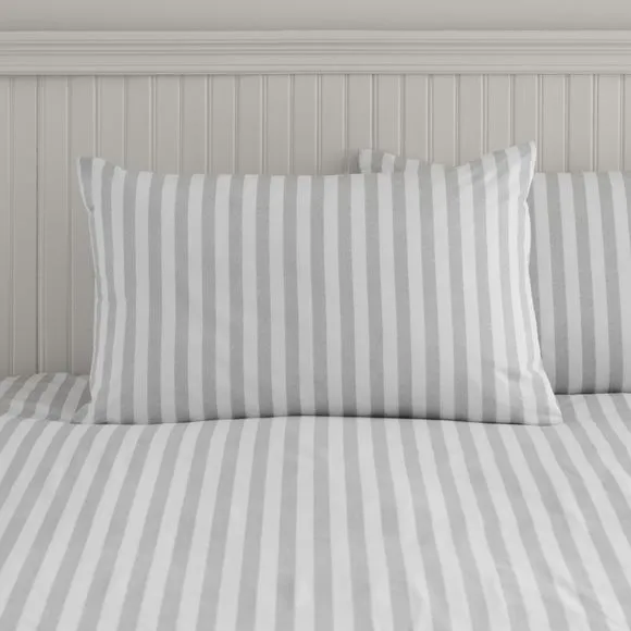 Kent Broad Stripe 100% Cotton Duvet Cover & Pillowcase Set 6