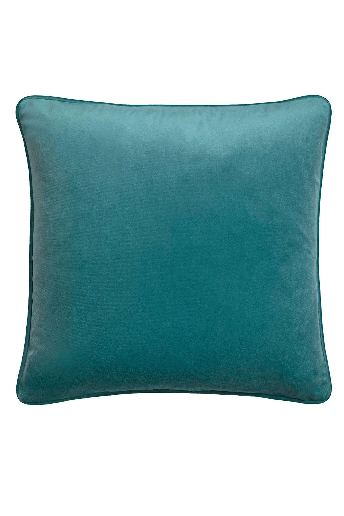 Laurence Llewelyn-Bowen 'Montrose' Luxury Filled Plain Velvet Cushion in Teal 2