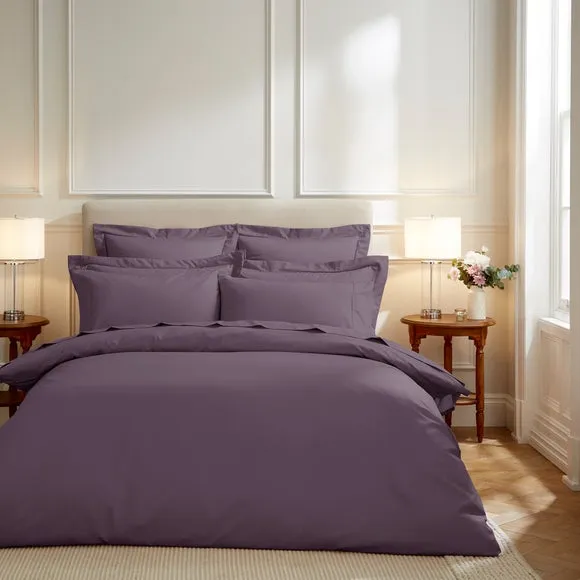 Dorma Crisp & Fresh 400 Thread Count Egyptian Cotton Percale Duvet Cover 1