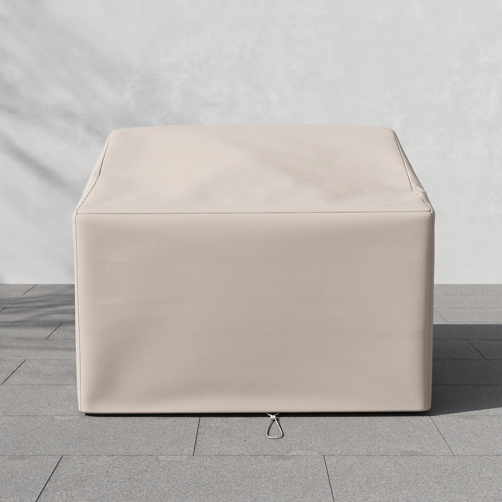 Tevara Outdoor 600D Tough Canvas Waterproof Patio Furniture Covers in Ivory