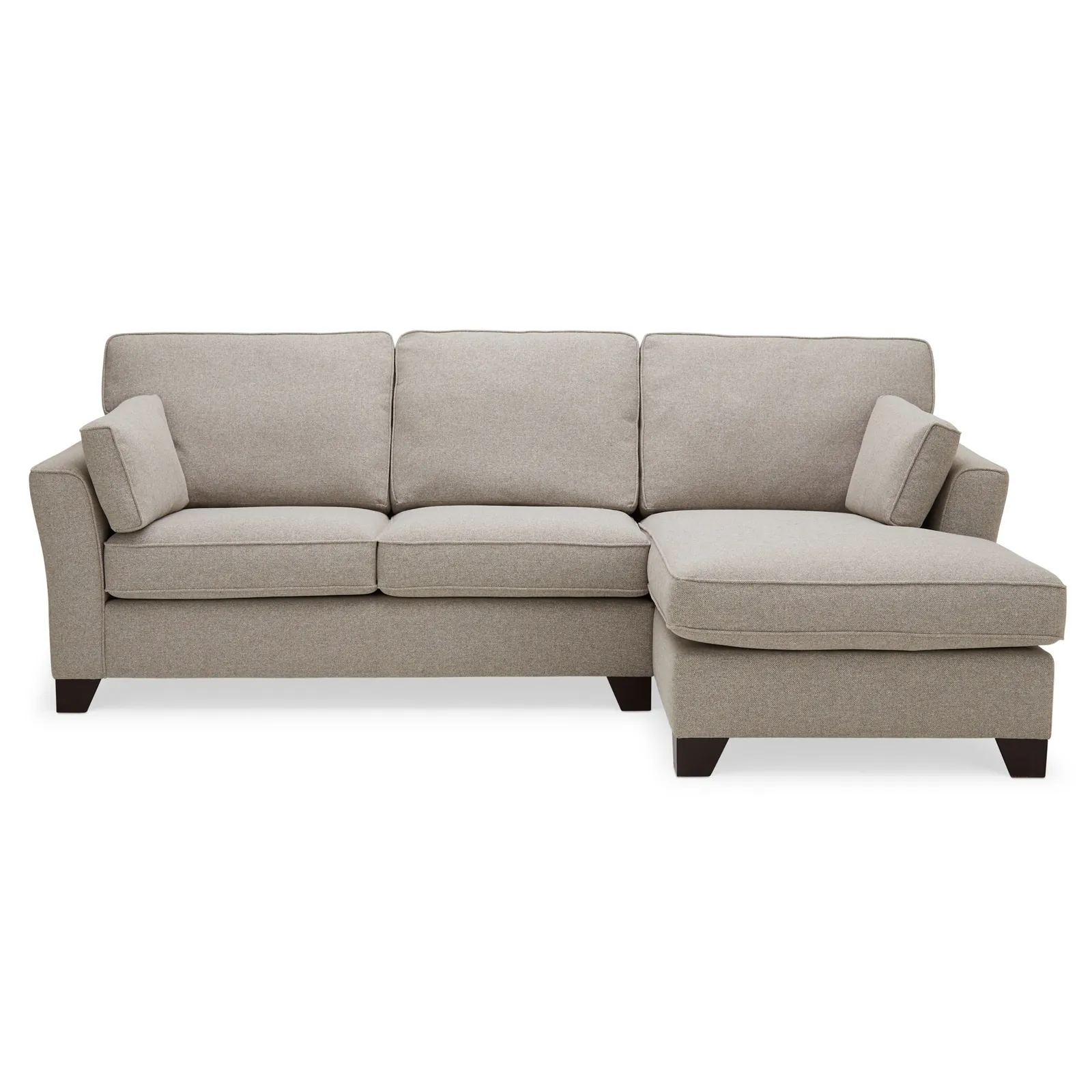 Grayson Right Hand Corner Chaise Sofa Brown