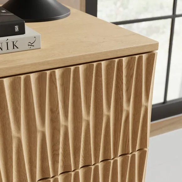 Inga 2 Drawer Bedside Table 4