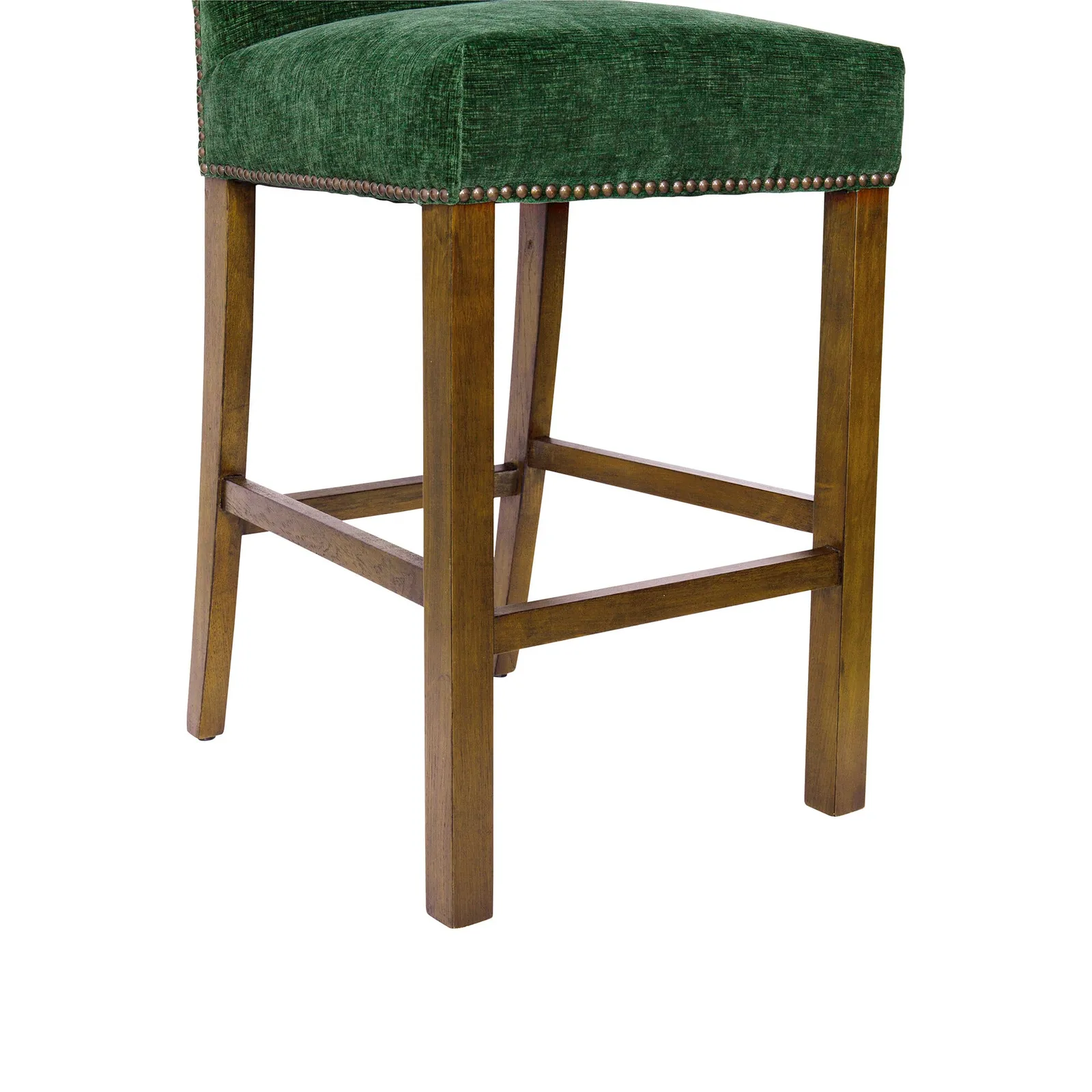 Gable Counter Stool, Green Fabric | Barker & Stonehouse 4