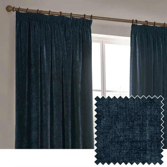 Yard Chenille Pencil Pleat Curtains 3