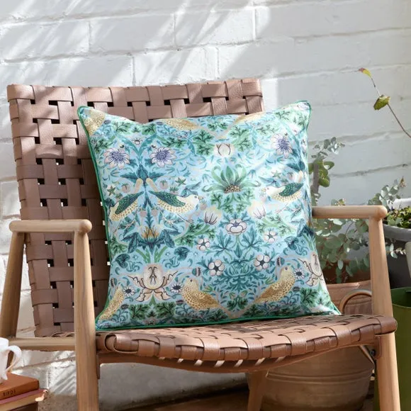 Strawberry Thief Outdoor Square Cushion