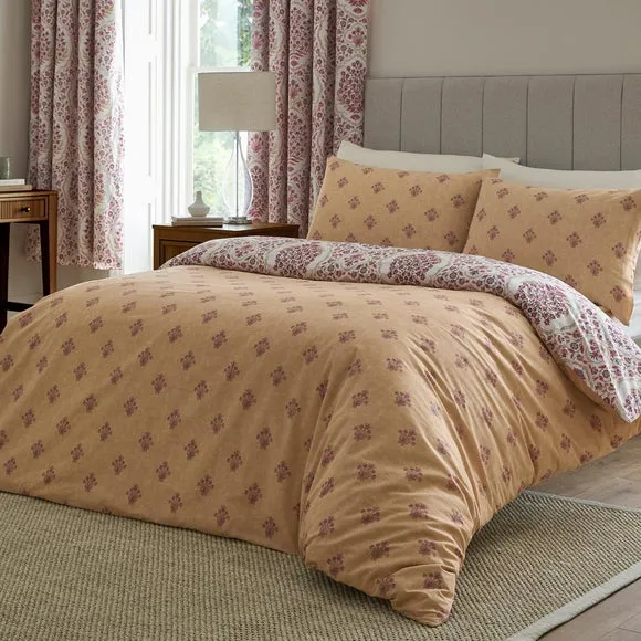 Dreams n Drapes Ashmead 100% Cotton Duvet Cover & Pillowcase Set 2