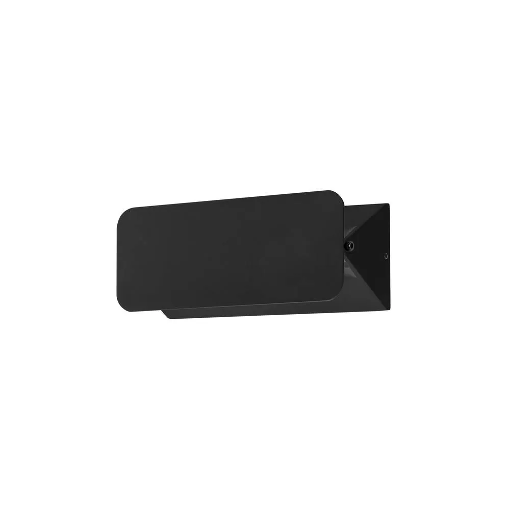 Netlighting Shape LED Outdoor Up Down Wall Lamp Black WarmWhite 3000K IP44