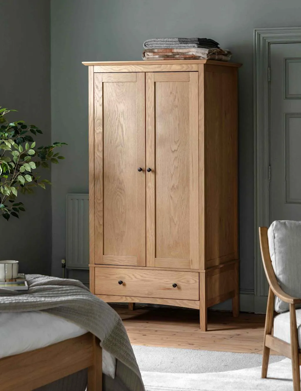 Gallery Direct Rye Double Wardrobe Natural
