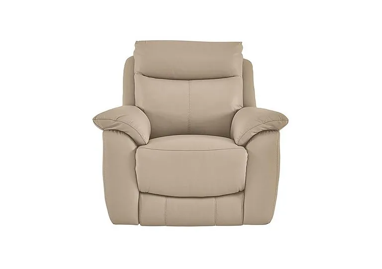 Echo Leather Armchair - BV Pebble