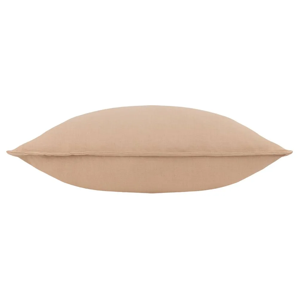 Yard Slub Cotton Cushion in Natural 3