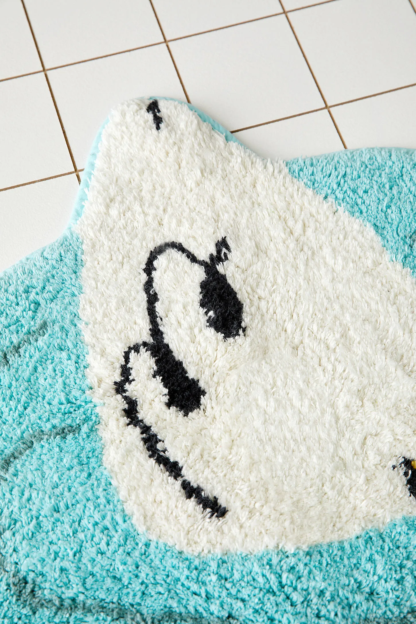 Silly Goose Bath Mat - Blue 4