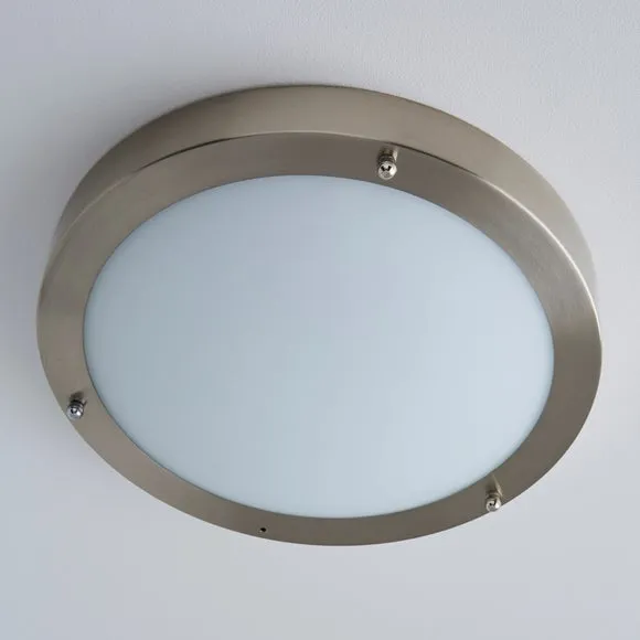 Pluto Bathroom Flush Ceiling Light 4
