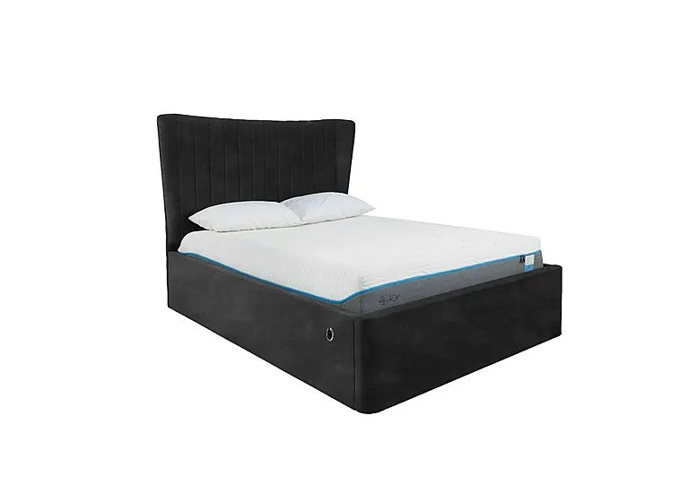 Roman Electric Ottoman Bed Frame - King Size - Savannah Coal