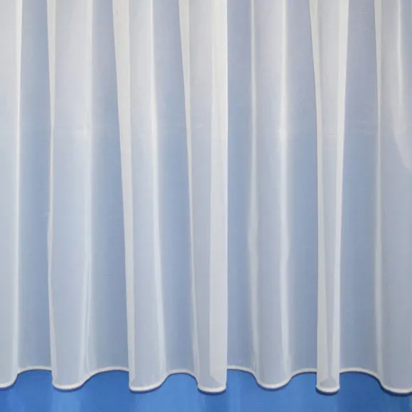By the Metre Plain Leaded Net Curtain Fabric 3