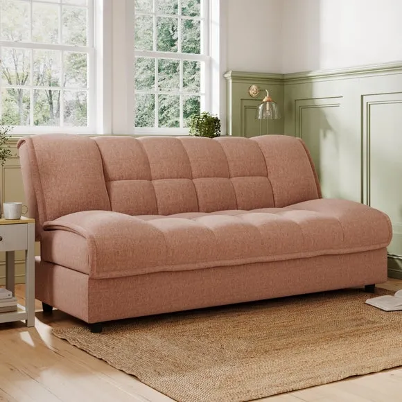 Emery Squish Soft Chenille Clic Clac Storage Sofa Bed 2