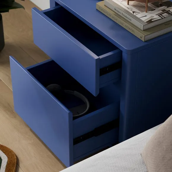 Malik 2 Drawer Bedside Table 3
