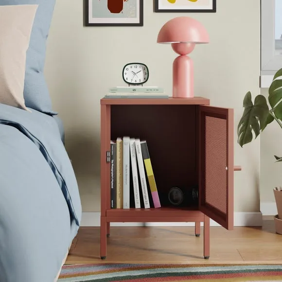 Talla Metal Bedside Table 2