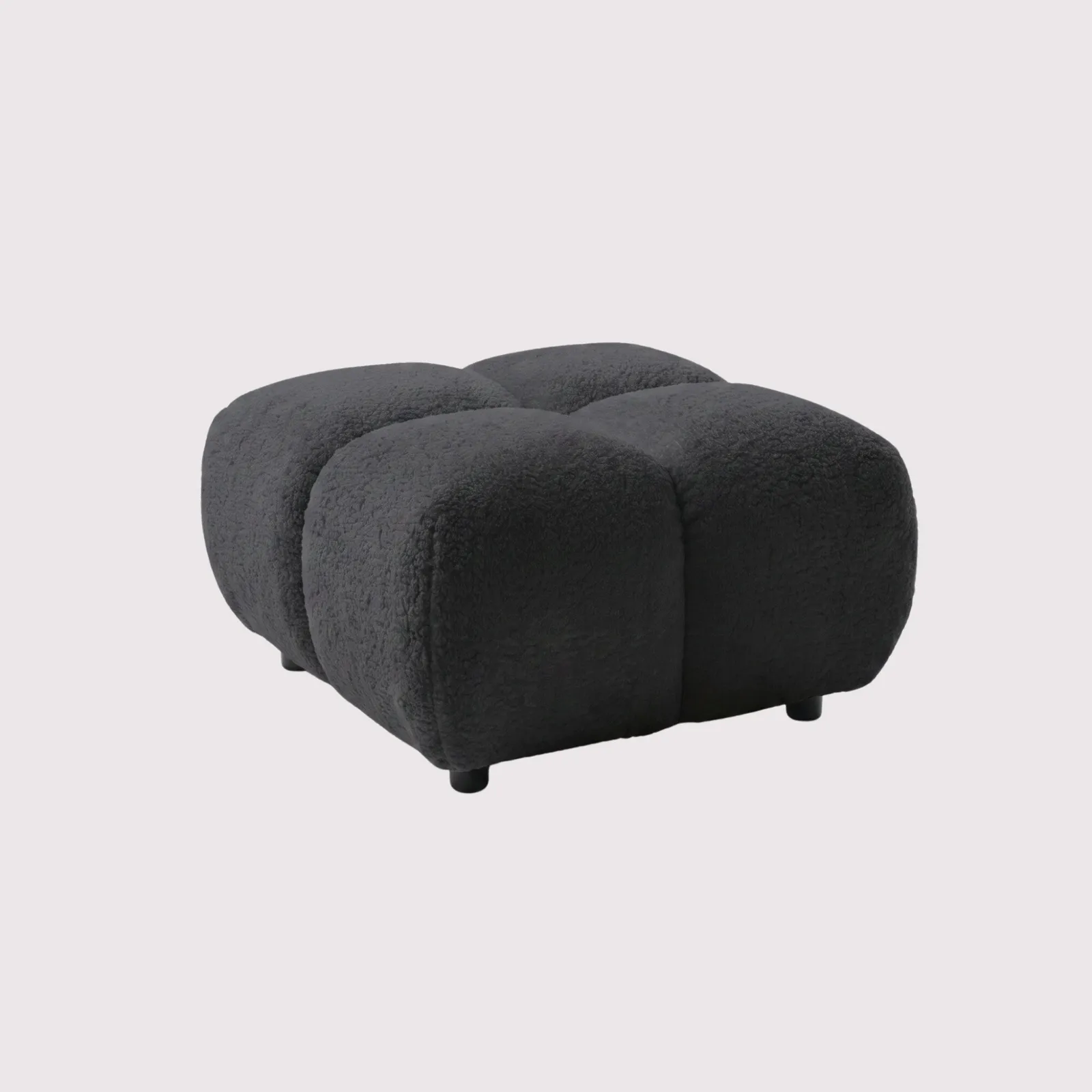 Bryce Stool Square Shaped - 73X73Cm, Black Fabric | Barker & Stonehouse 1