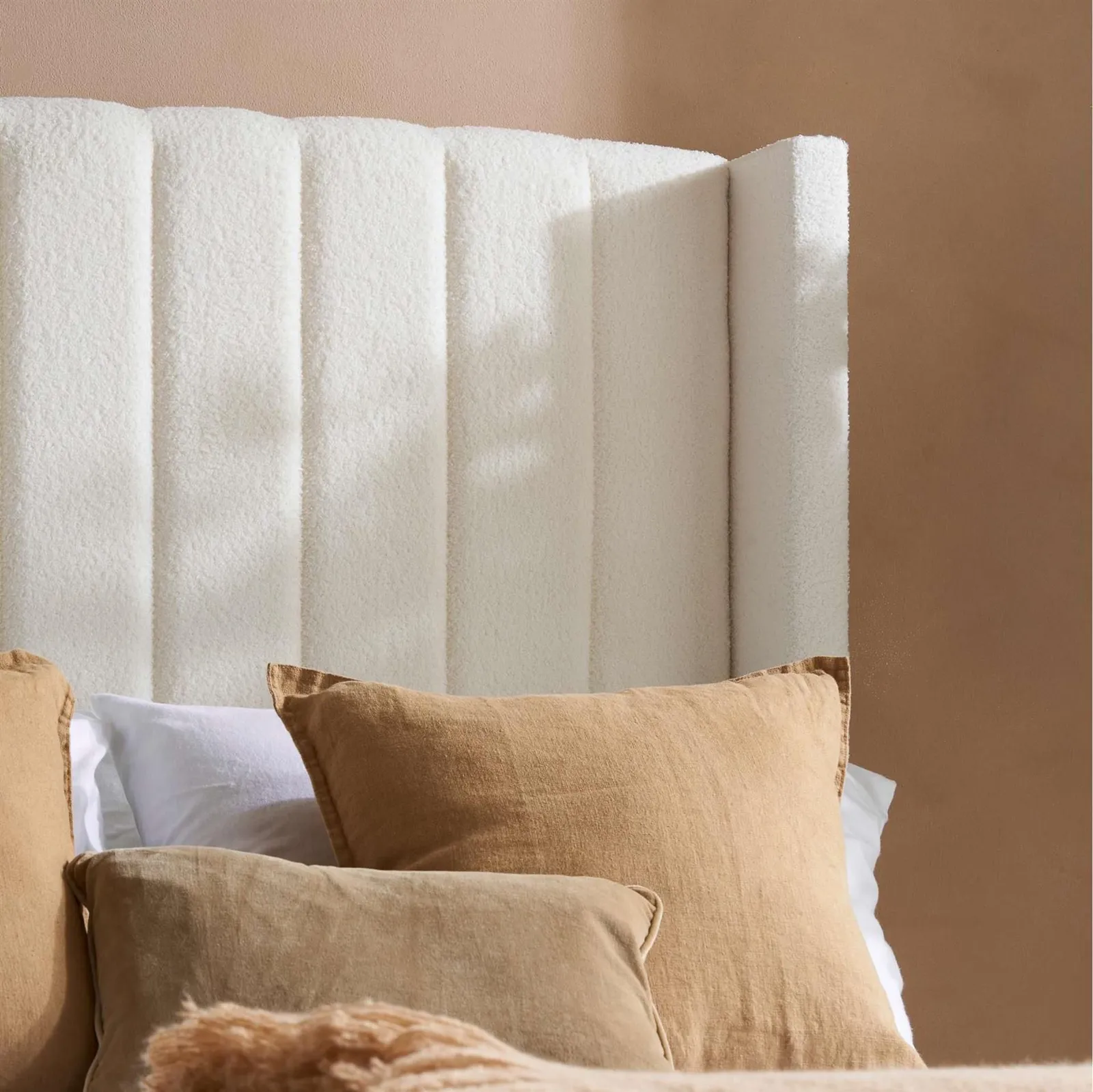 Birlea Maisey Ottoman White Boucle King Bed 5