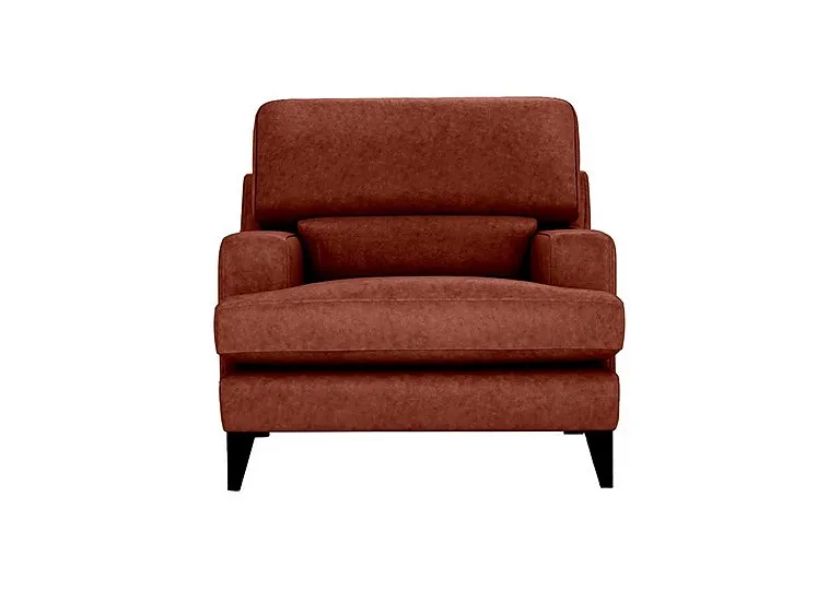 Romilly Fabric Armchair - Rusty Gate