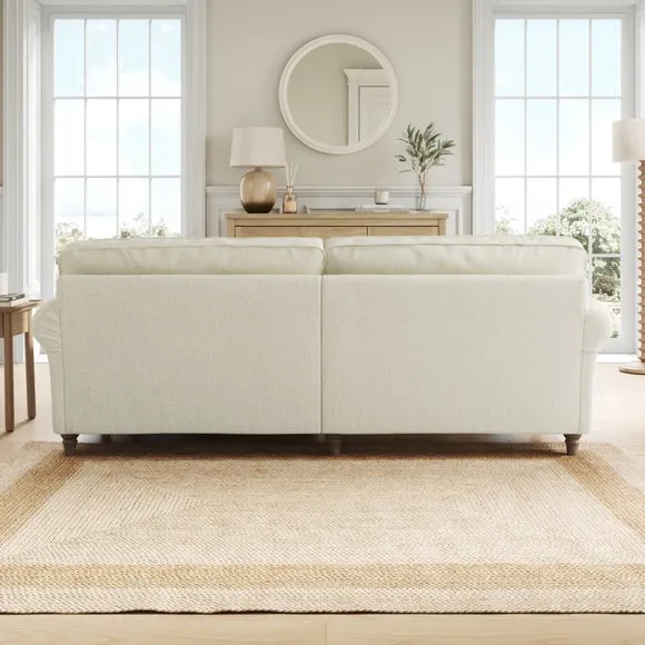 Flori Chunky Chenille Corner Chaise Sofa 3