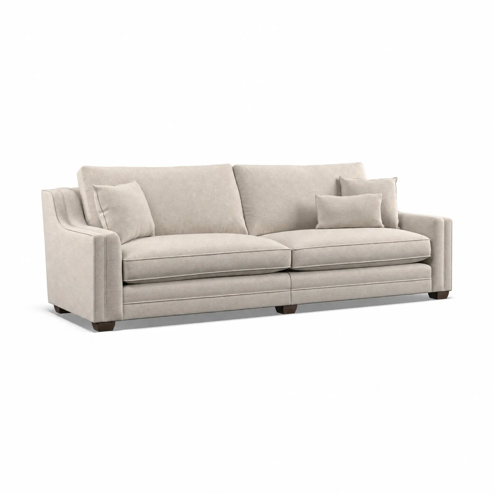 Stirling 4 Seater, Neutral Fabric | Barker & Stonehouse 2