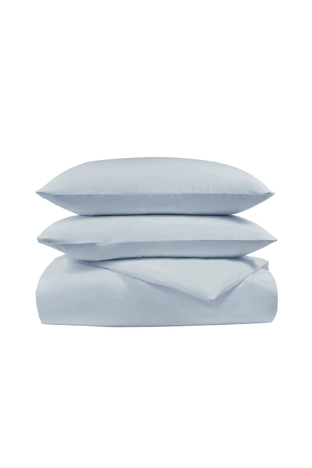 CHRISTY Pure Cotton Percale Duvet Cover Sets in Pale Blue 4