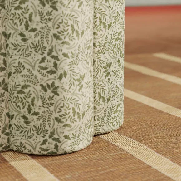 Flower Woodland Leaf Storage Footstool 6