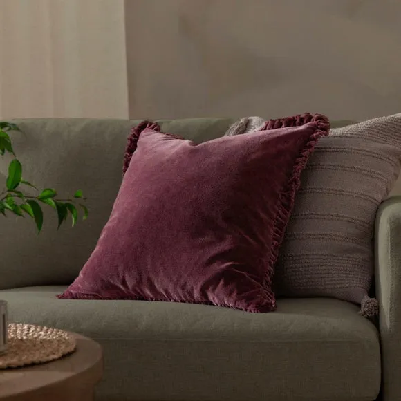 Bertie Velvet Square Cushion 1