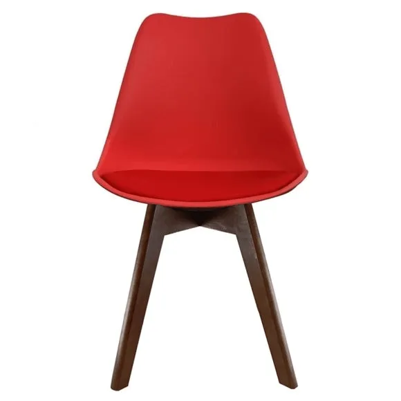 Fusion Living Soho Plastic Dining Chair with Squared Legs 3