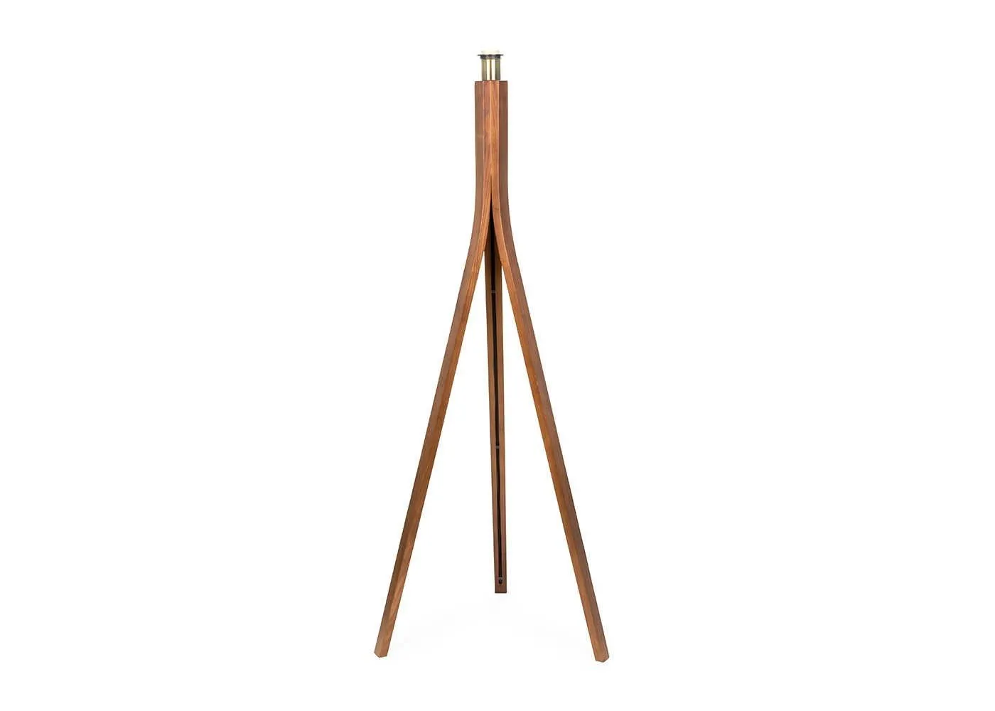 Heal's Baxter Wooden Floor Lamp Base Dark Ash