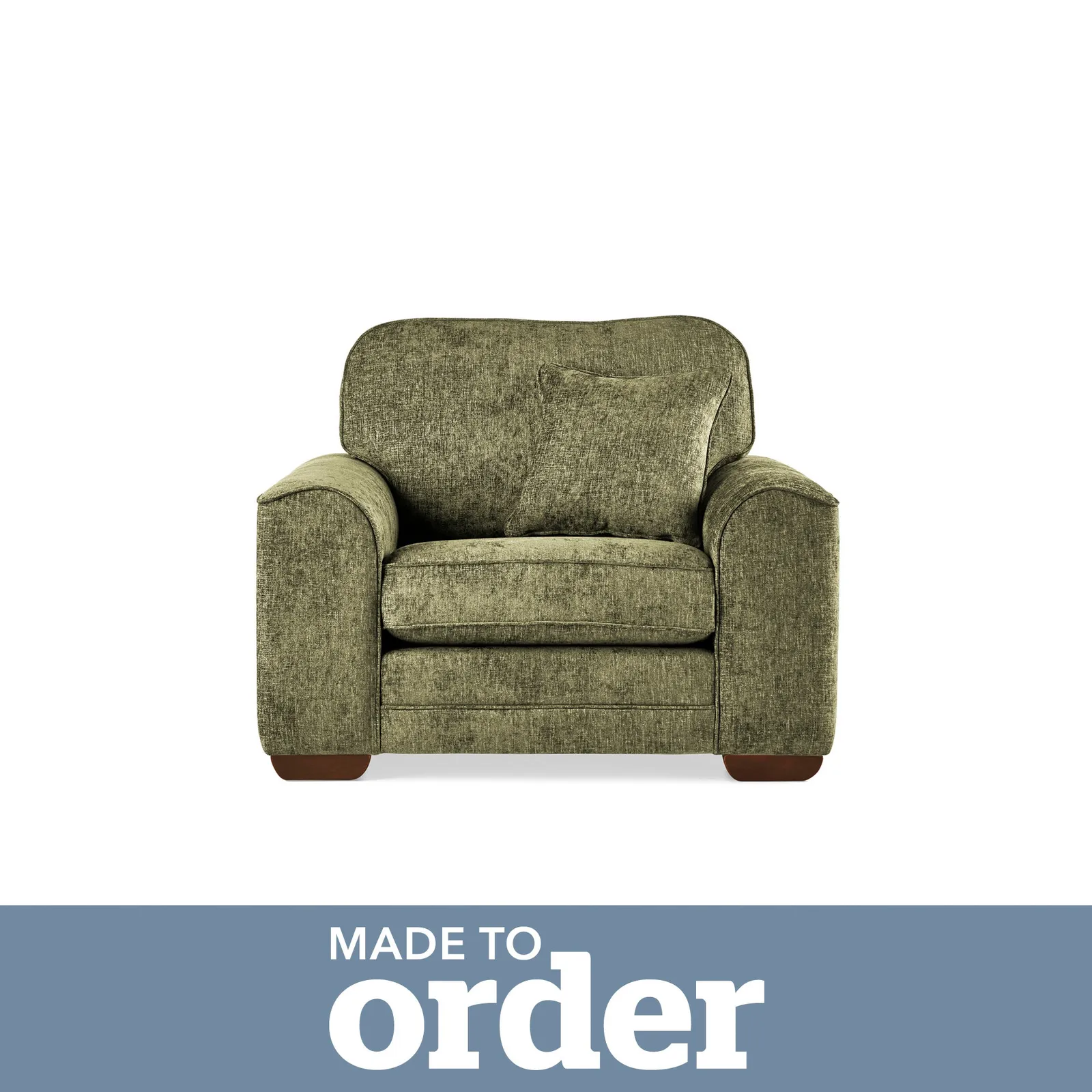 Morello Armchair Luxury Chenille Green
