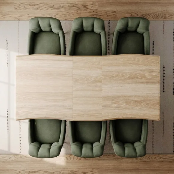 Ezra II 4-6 Seater Extendable Rectangle Dining Table 3