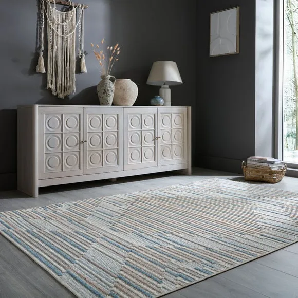 Clementine Washable Abstract Rug 1