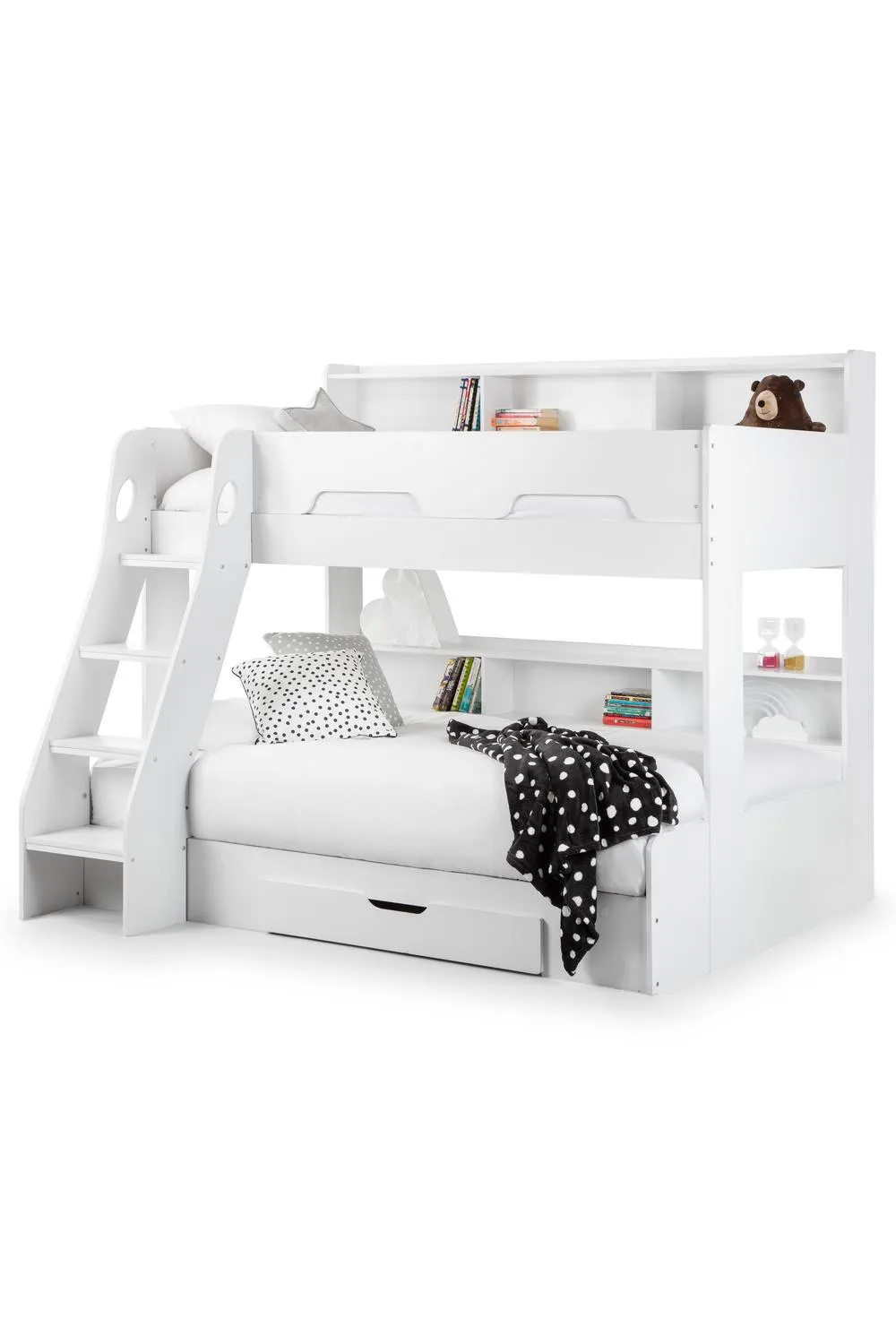 Julian Bowen Orion Triple Sleeper Bunk Bed in White 2