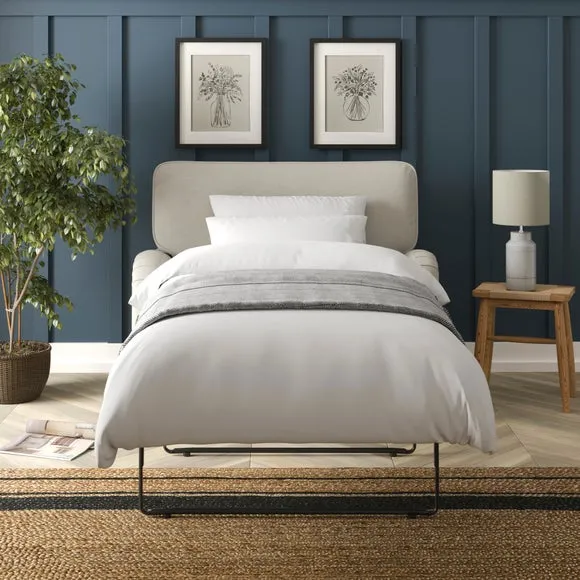 Beatrice II Luna Fabric Single Snuggle Sofa Bed
