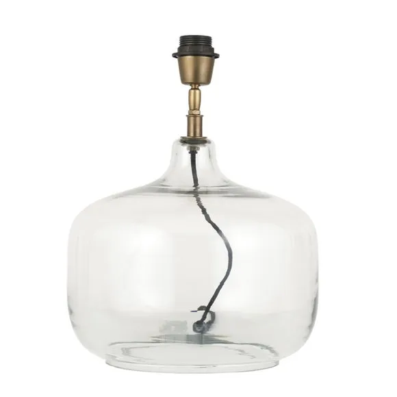 Pacific Lifestyle Corby Glass Table Lamp Base with Henry Cylinder Shade 3