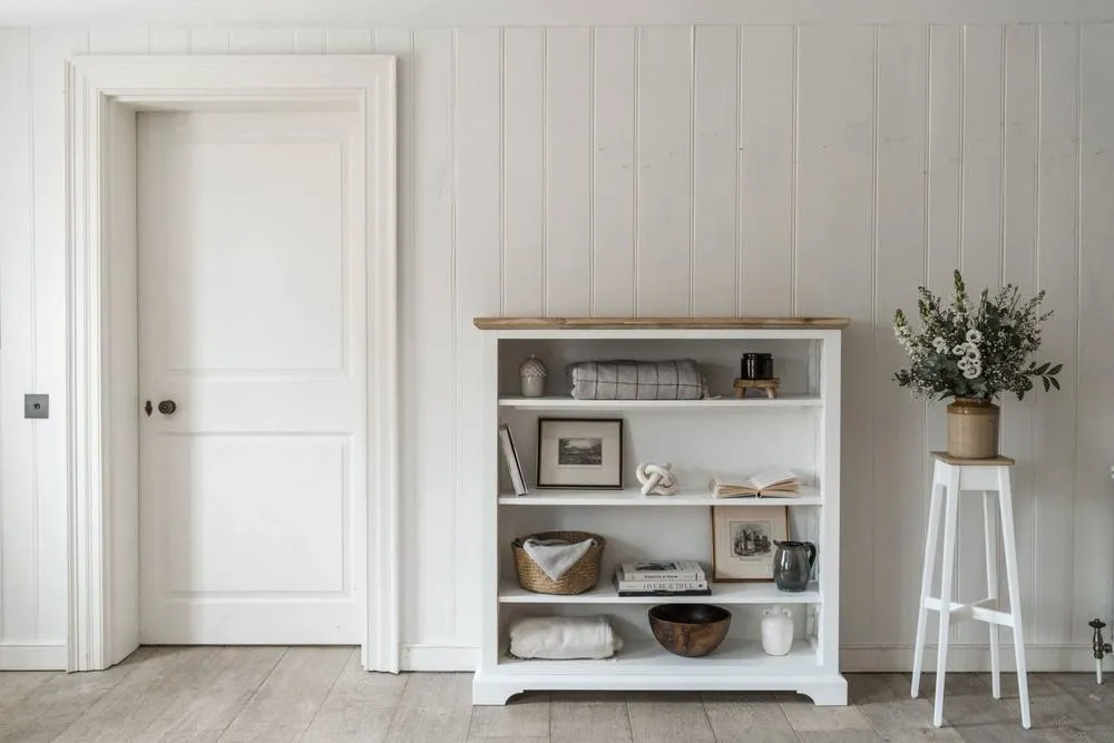 Statement Furniture Florence Bookcase with Adjustable Shelves, Fully Assembled Bookshelf in White 5
