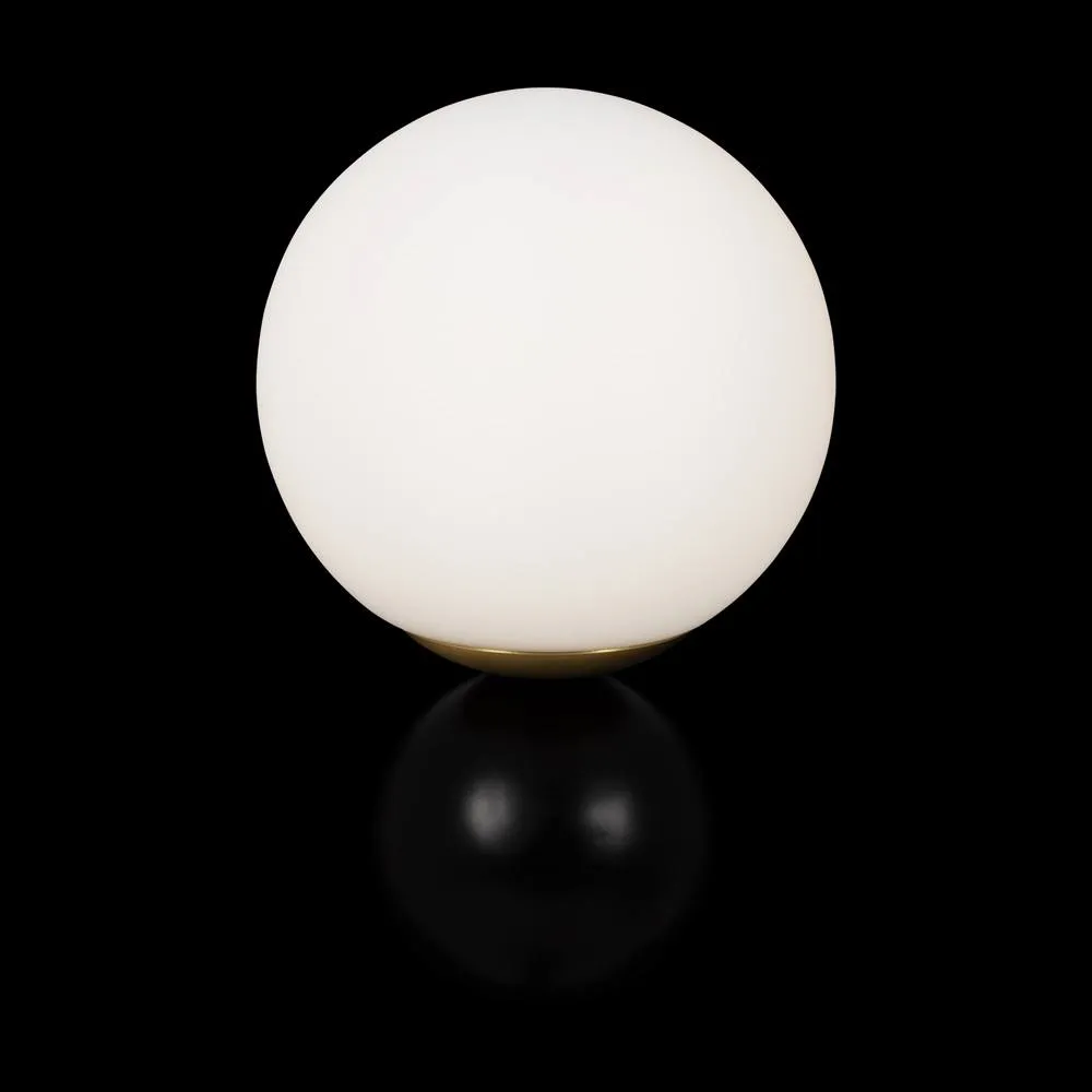 Netlighting Nostalgia Modern Wall Lamp Matt Gold Glass Shade 2