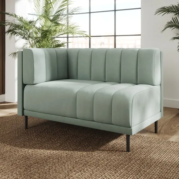 Amali Corner Dining Bench, Vintage Velvet 2