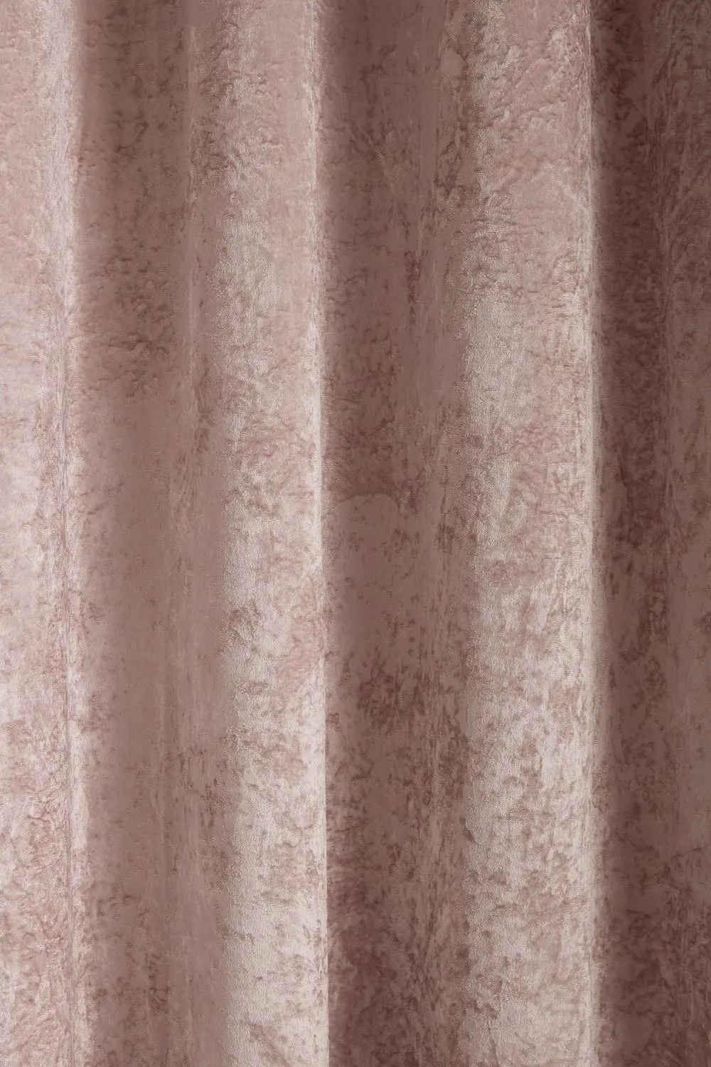 Catherine Lansfield 'Crushed Velvet' Lined Eyelet Curtains in Pink 3