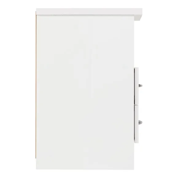 Return - Nevada 2 Drawer Bedside Table 6