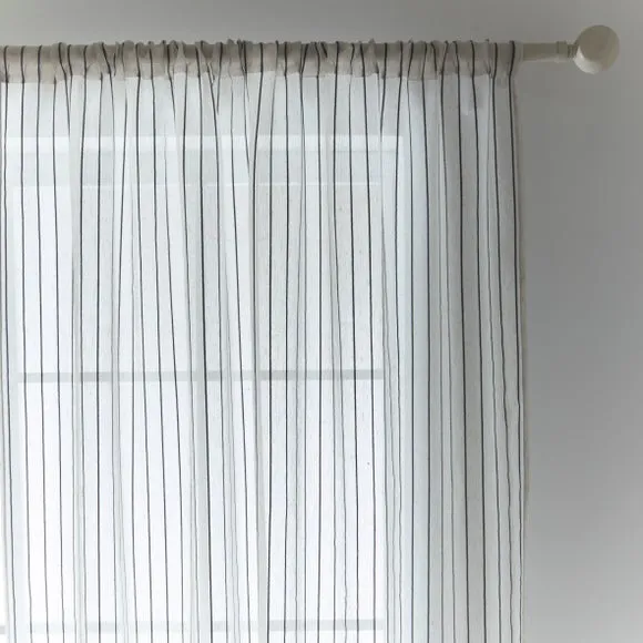 Lucia Stripe Slot Top Voile Panel 1