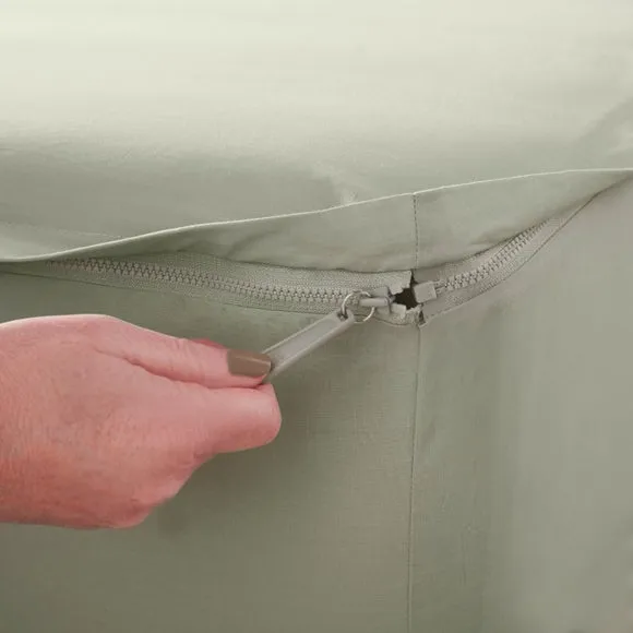 Pure Cotton Easy Zip Fitted Sheet 1