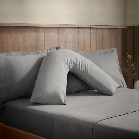 Soft & Cosy Luxury 100% Brushed Cotton V-Shape Pillowcase 1