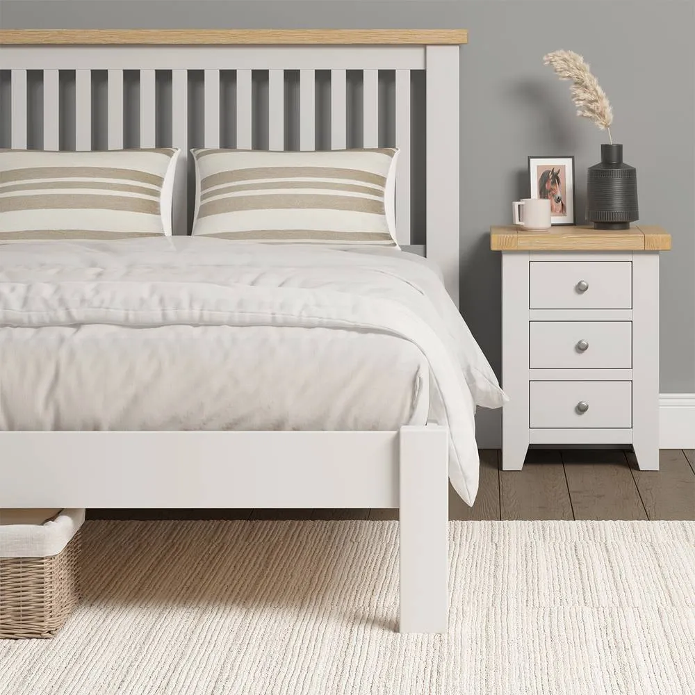 Seconique Windsor 5' Bed Low Foot End (Part Assembled) in Ivory