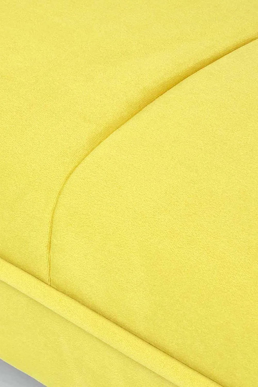 Homescapes Laurie Velvet Click Clack Sofa Bed in Yellow 5